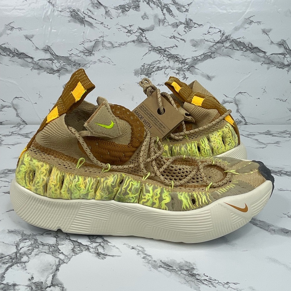 NEW Nike ISPA Sense Flyknit Sesame Size 5.5M/7W CW3203-200